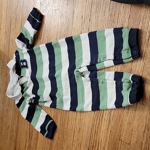 Gymboree rugby style romper